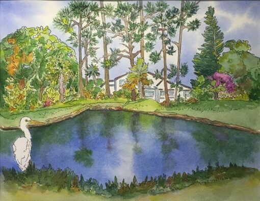 Egret in the Pines (NEW)