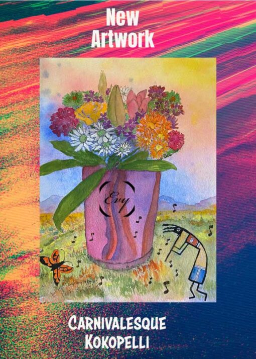 Kokopelli, the Native American spirit of spring.