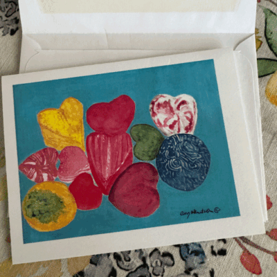 Valentine's Day card with envelope